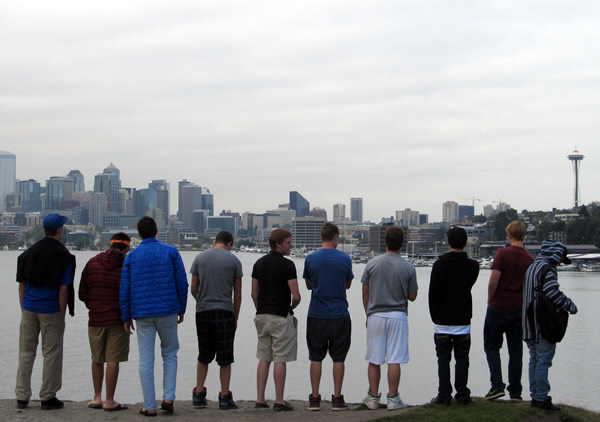 Group of Young Adults in Seattle